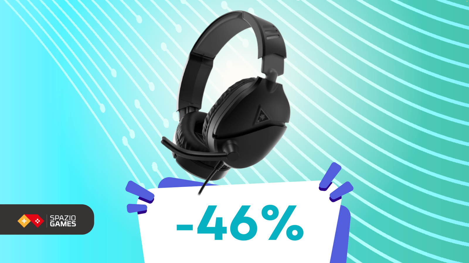 Audio TOP su tutte le piattaforme:  le cuffie Turtle Beach Recon 70 sono IN OFFERTA! (-46%)