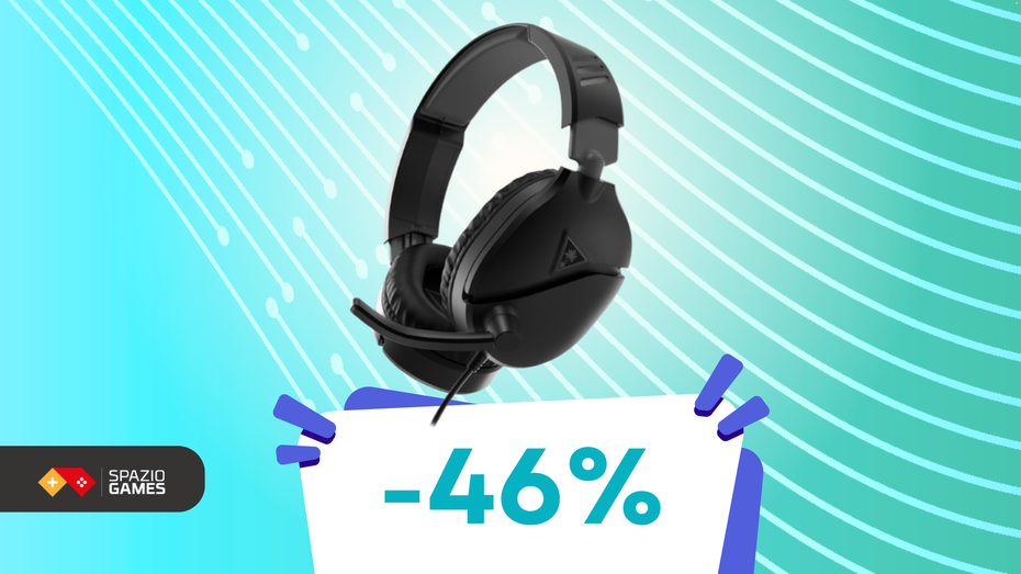 Immagine di Audio TOP su tutte le piattaforme:  le cuffie Turtle Beach Recon 70 sono IN OFFERTA! (-46%)