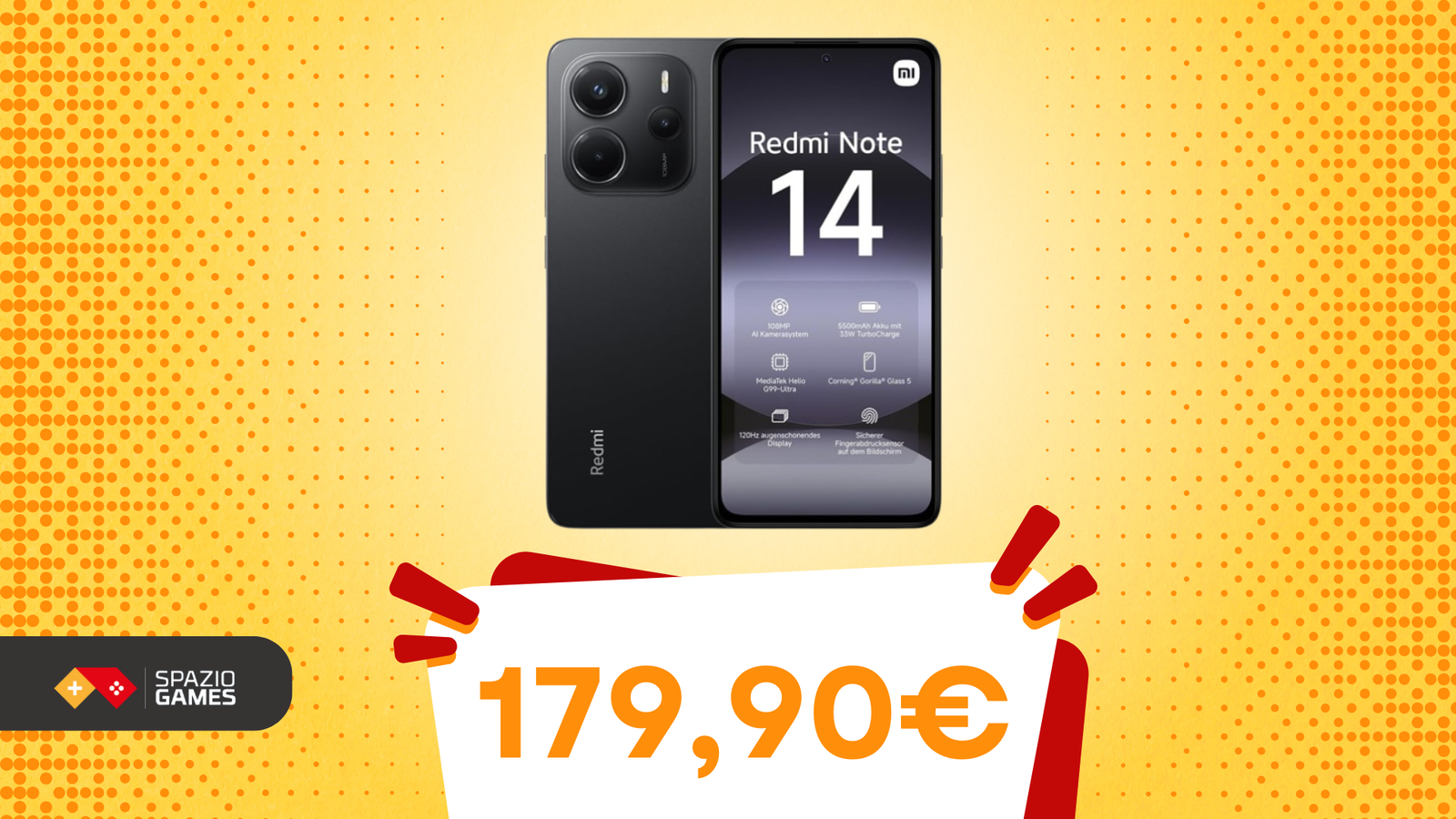 Prestazioni TOP, design elegante: Redmi Note 14 COSTA SOLO 179€!