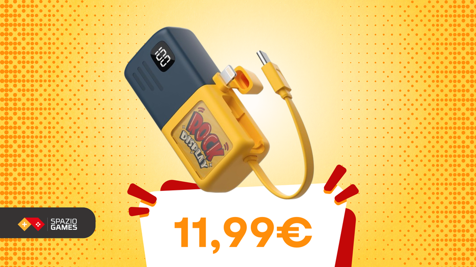 Immagine di Mai più dispositivi scarichi: questo mini powerbank oggi COSTA SOLO 11,99€!