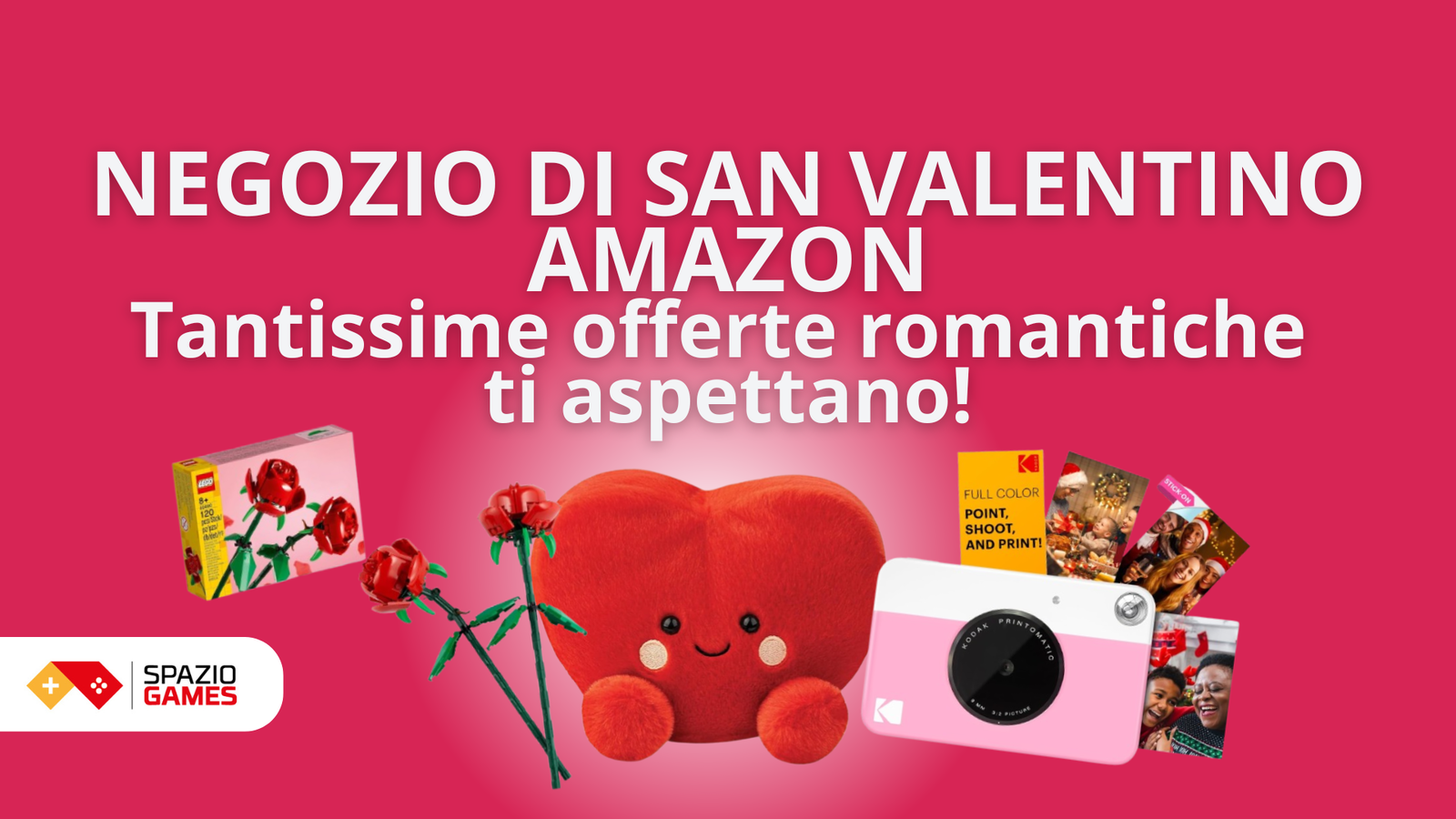 Scopri il negozio di San Valentino di Amazon: tantissimi regali romantici per la vostra metà a PREZZI TOP!