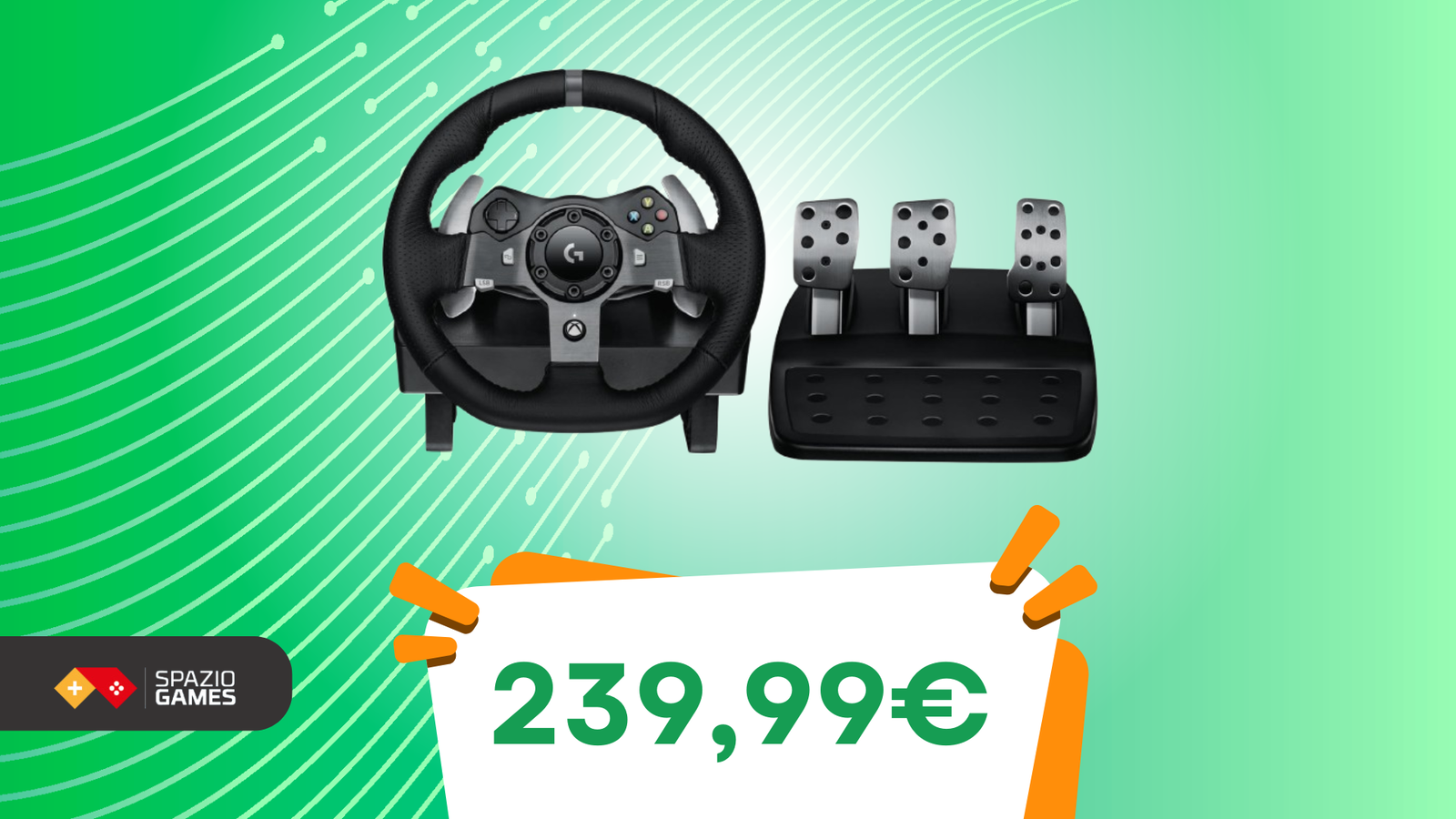 Trasforma la tua esperienza di guida virtuale con questo volante Logitech, oggi IN OFFERTA!