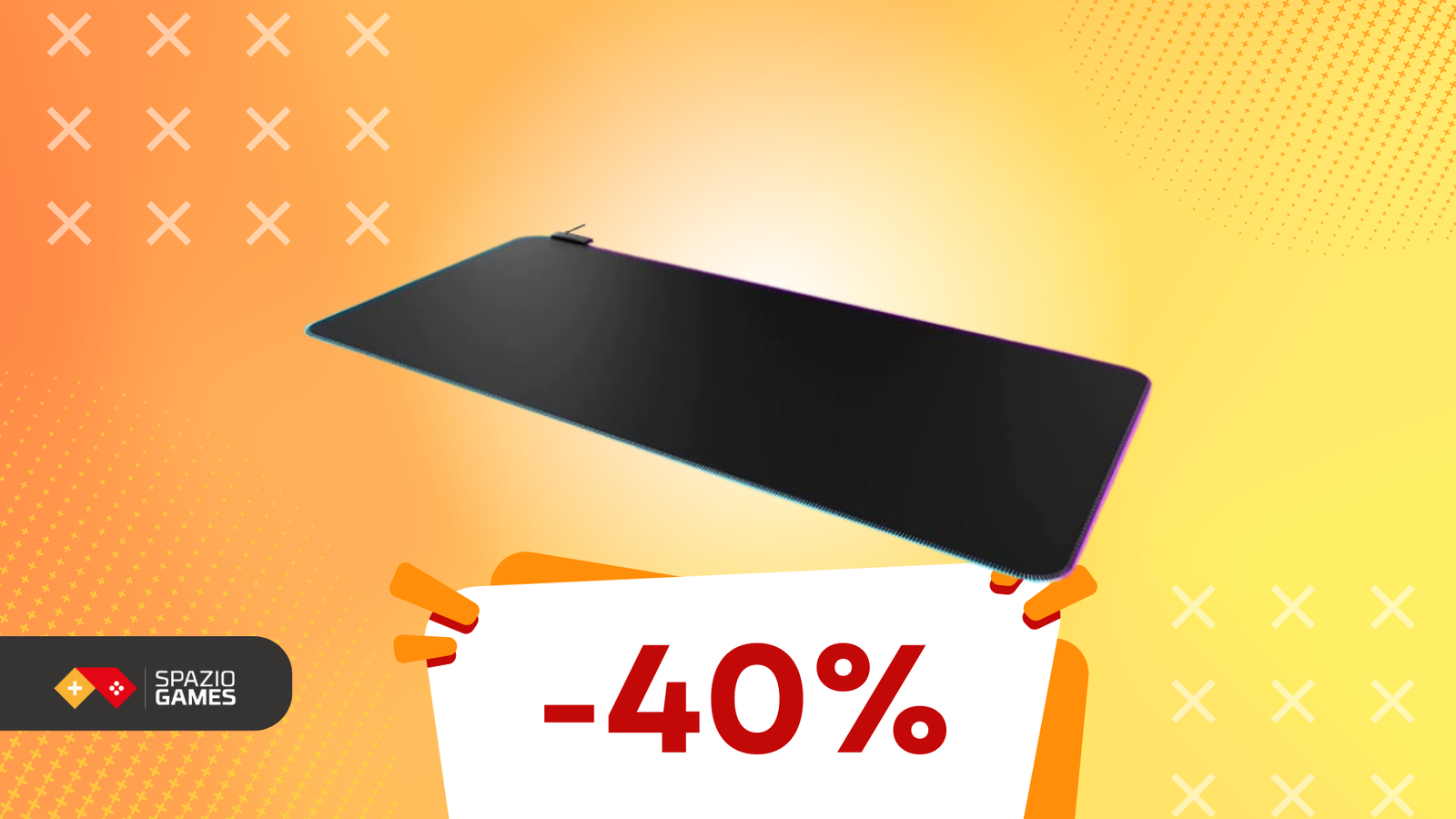 Illuminazione e precisione: tappetino da gaming XL a soli 30€!