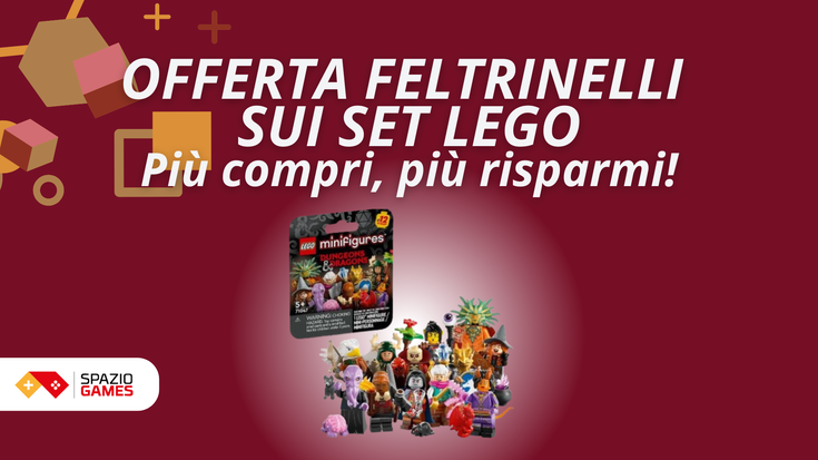 Costruisci la magia con l’offerta LEGO di Feltrinelli: più compri, più risparmi!