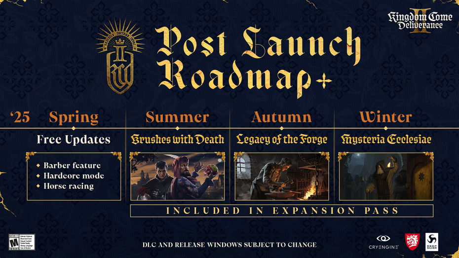 Immagine di La roadmap di Kingdom Come Deliverance 2 sembra degna di un vero lord