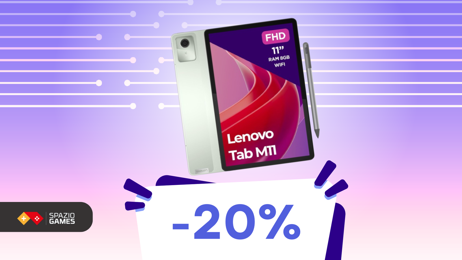 Prestazioni e design premium: Lenovo Tab M11 in offerta!