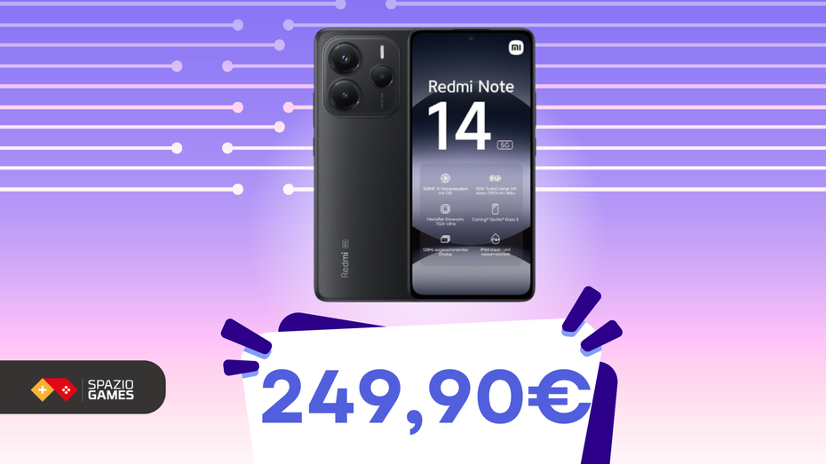 Immagine di Tecnologia TOP, prezzo conveniente: Xiaomi Redmi Note 14 COSTA SOLO 249,90€