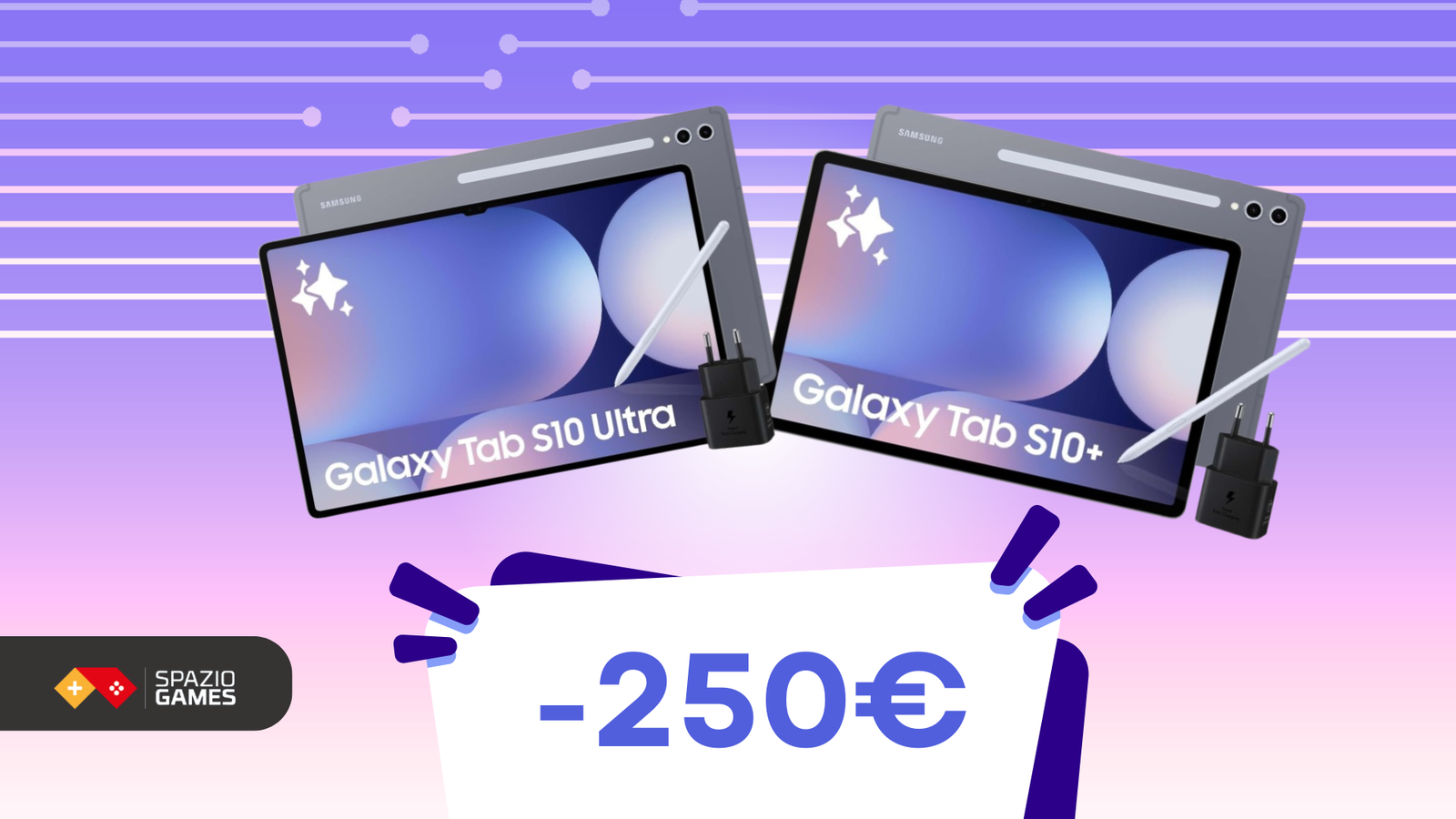 Uno SCONTO di 250€ su Galaxy Tab S10+ e S10 Ultra?! Oggi si può!