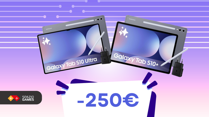 Immagine di Uno SCONTO di 250€ su Galaxy Tab S10+ e S10 Ultra?! Oggi si può!