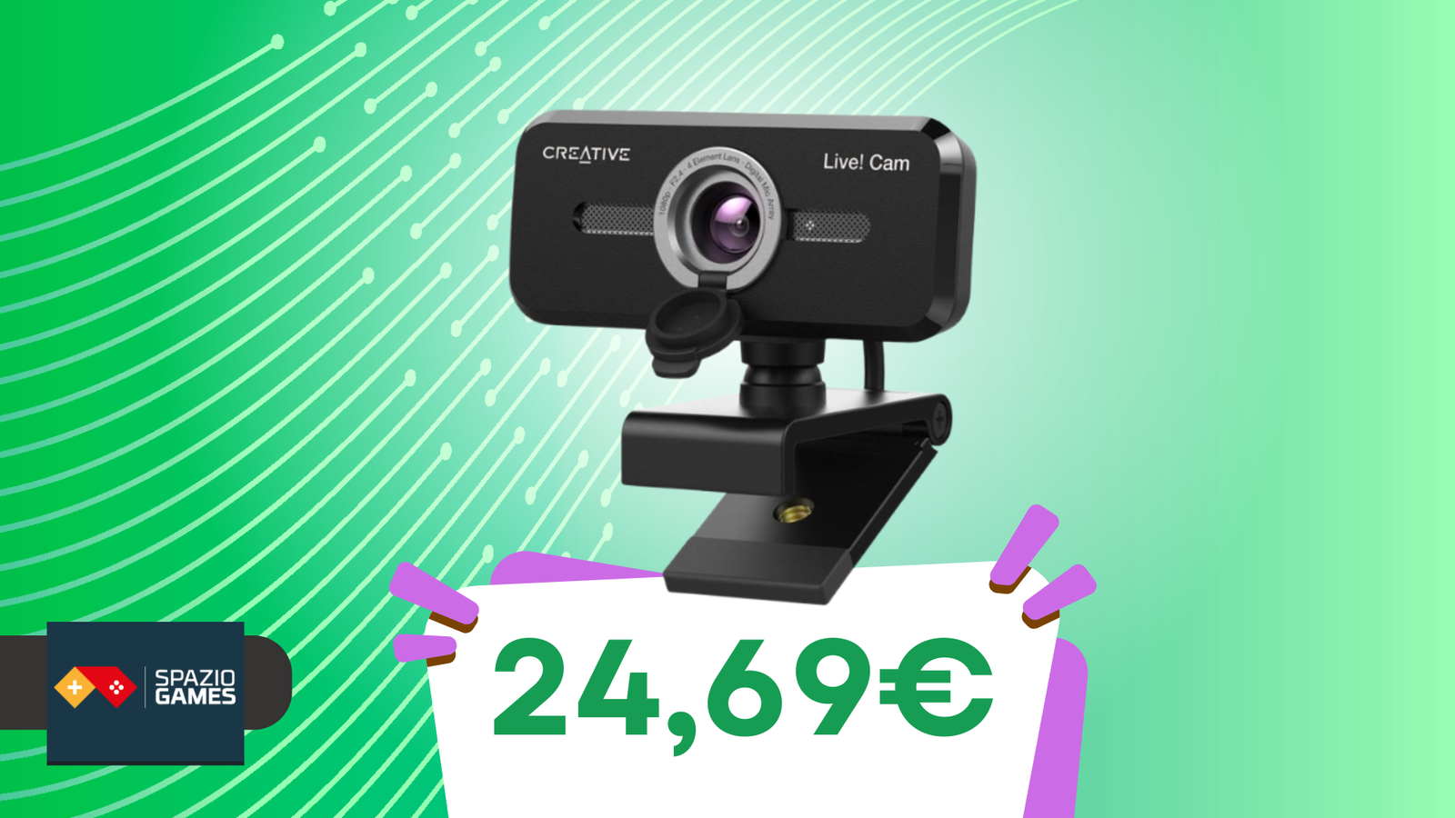 La webcam perfetta per lo smart working: ora a meno di 25€!