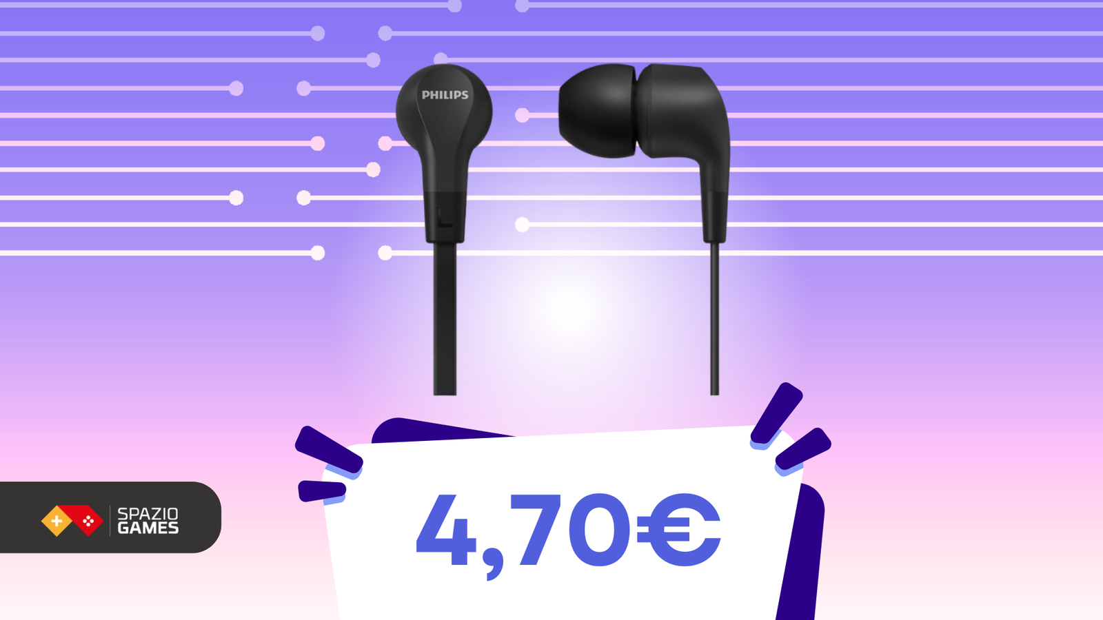 Audio di qualità, design come una volta: queste cuffie Philips COSTANO SOLO 4,70€!