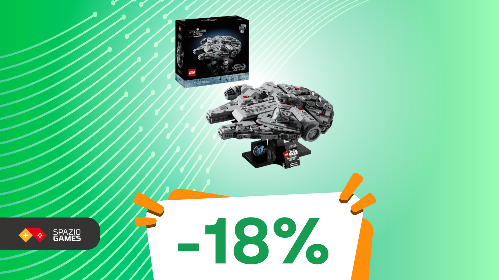 LEGO Star Wars Millennium Falcon: aggiungi un pezzo iconico alla tua collezione grazie a questa OFFERTA!