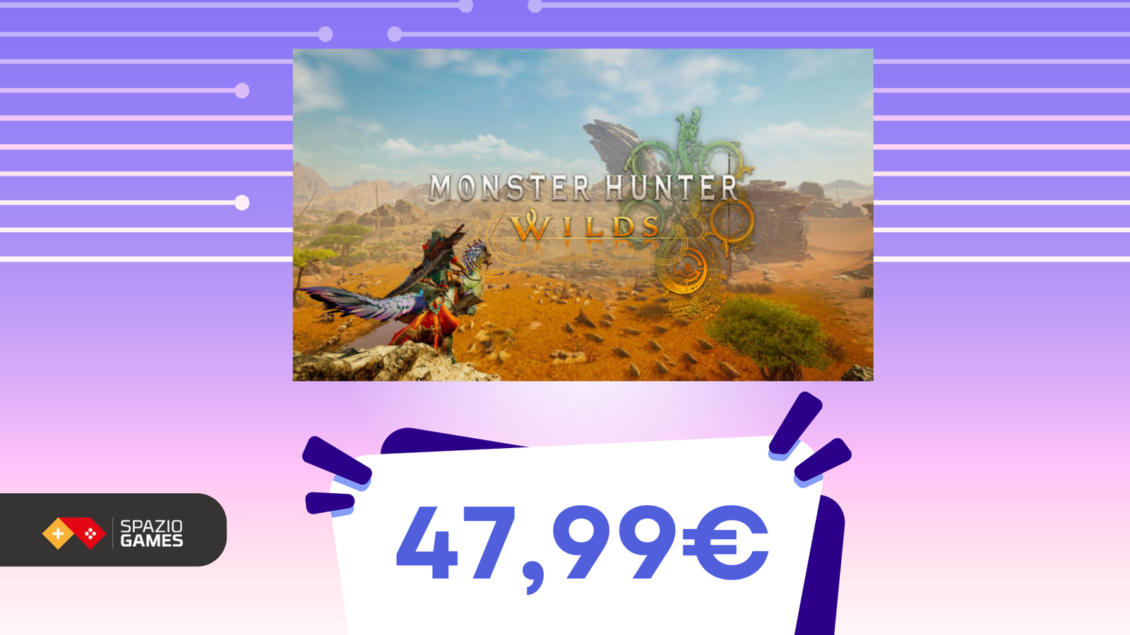 Preordinate Now Monster Hunter Wilds：今日はインスタントゲームで47.99ユーロで見つけることができます！ （