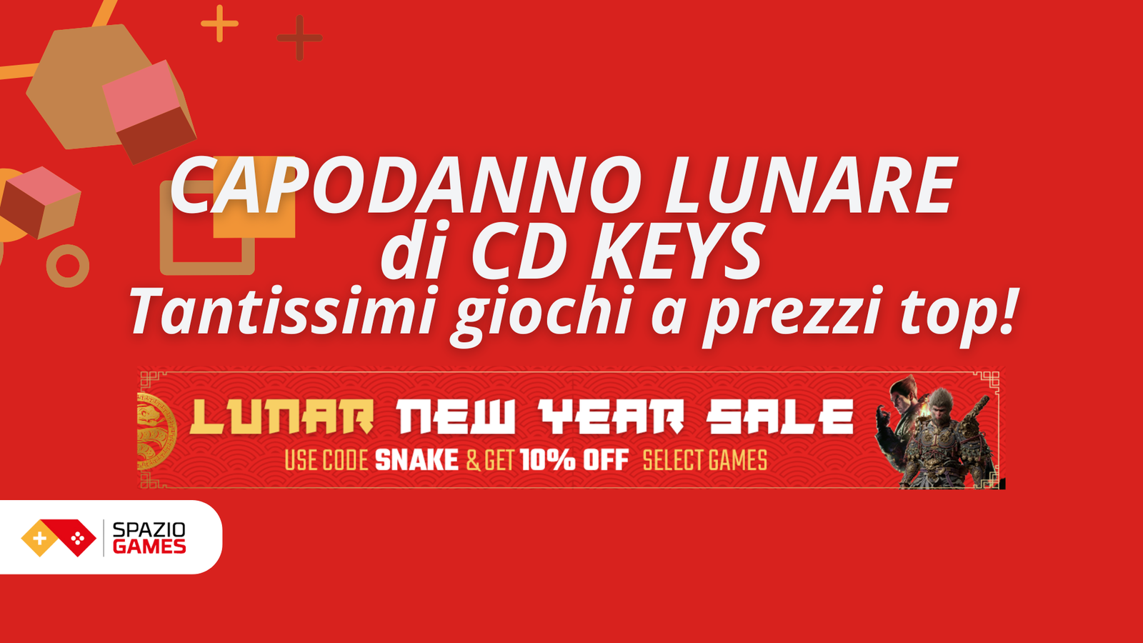 Festeggia il Capodanno Lunare su CD Keys: tantissimi giochi a prezzi SCONTATISSIMI!