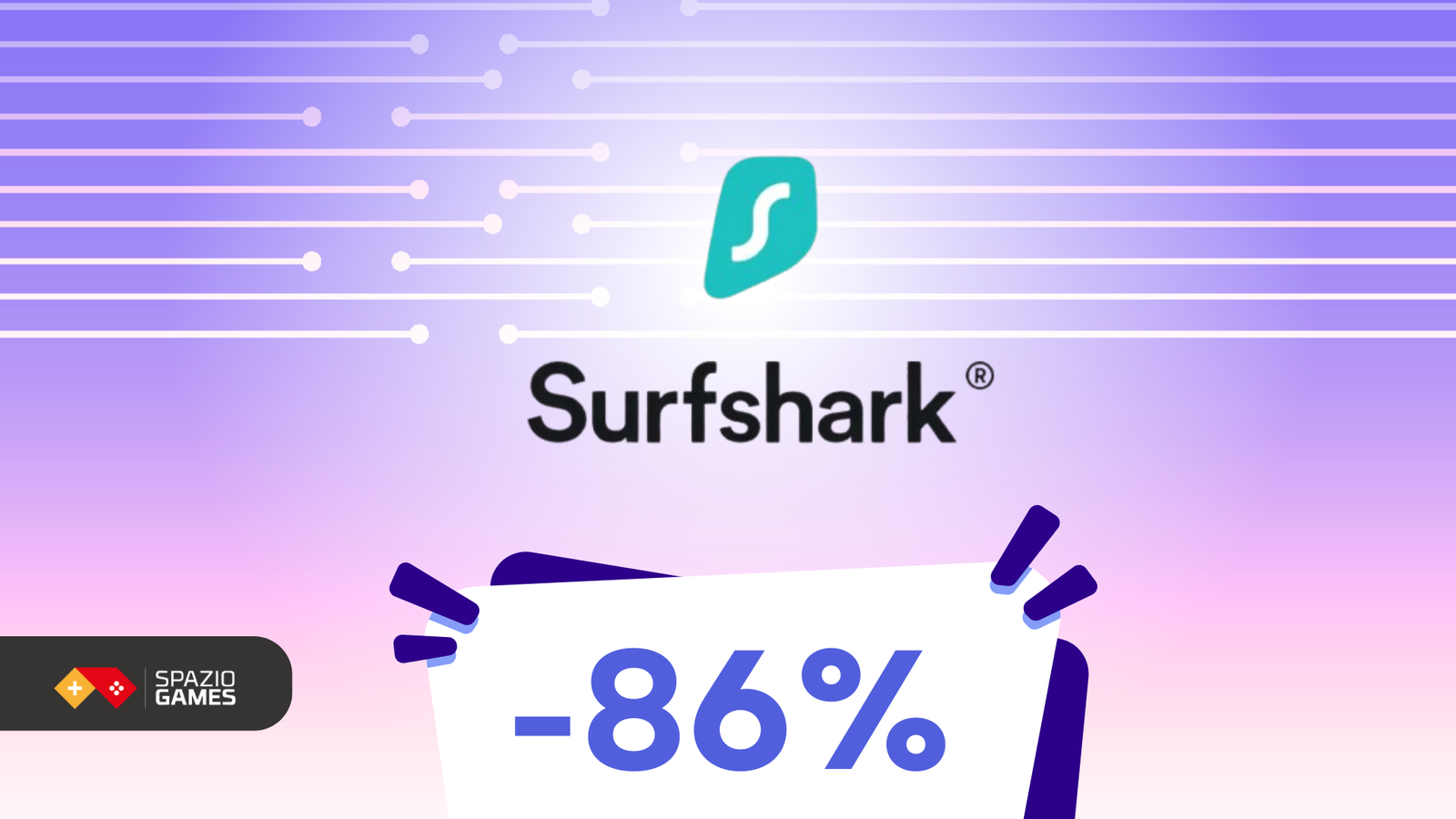 妥協せずにオンライン保護：VPN Surfsharkを選択し、最大86％節約します