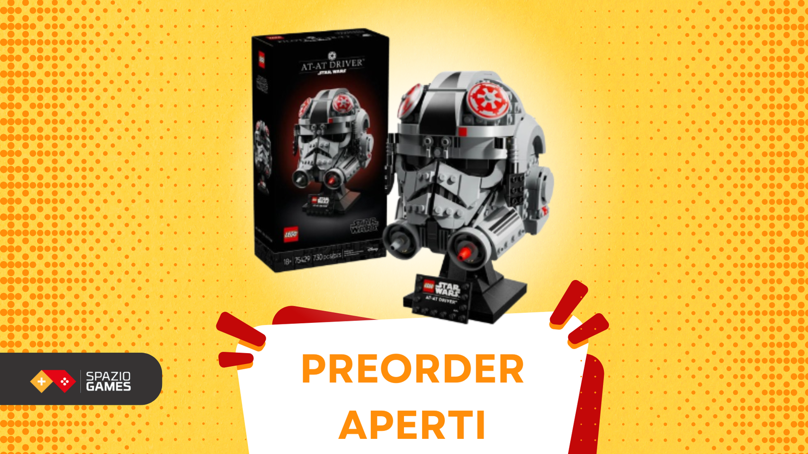 Preordina il casco pilota AT-AT LEGO: un nuovo set da collezionare!