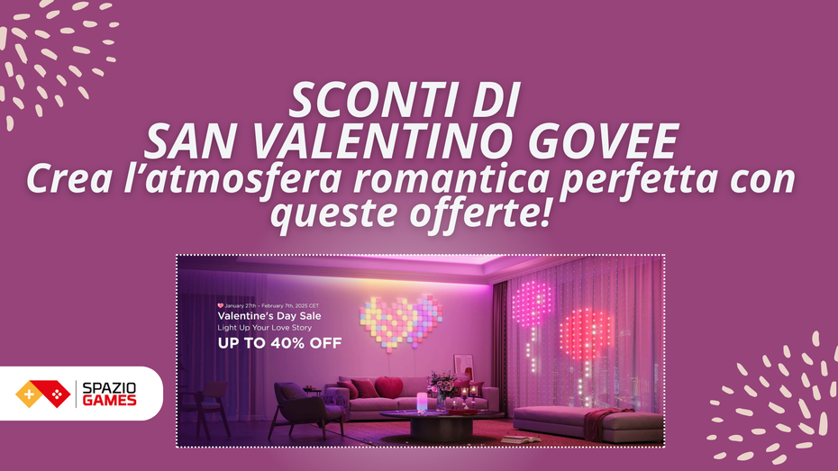 Immagine di Crea l'atmosfera romantica perfetta con gli sconti di San Valentino di Govee!