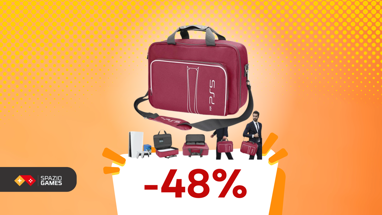 Trasportate spesso PS5 per le serate tra amici? Ecco una custodia da viaggio BELLISSIMA e SCONTATISSIMA! (-48%)