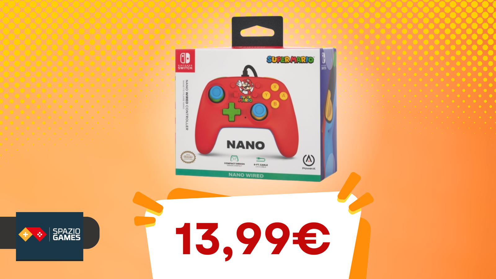 Un controller per Switch di Super Mario a SOLI 13,99€?! Dai un'occhiata a questa OFFERTA!