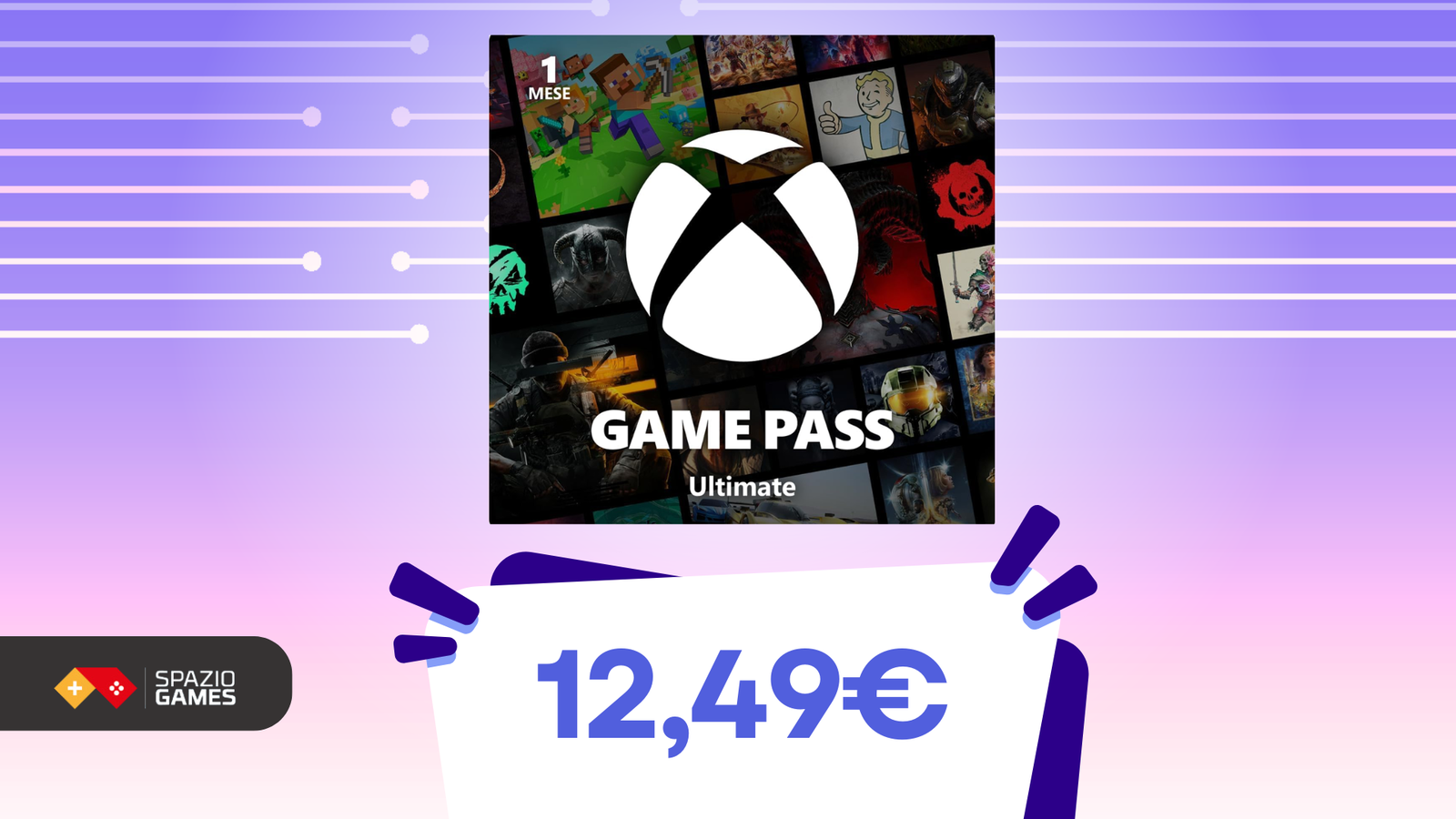 Un mese di Xbox Game Pass Ultimate: SCONTO IMPERDIBILE a soli 12,49€!