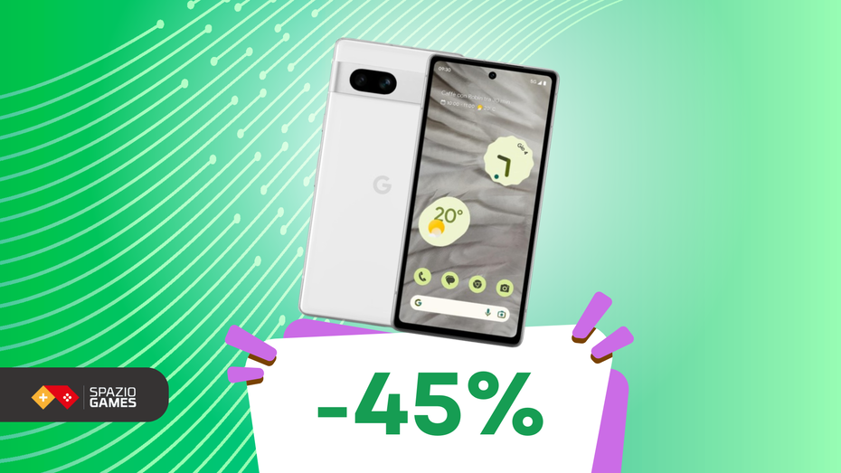 Immagine di Performance TOP, prezzo incredibile: Google Pixel 7a è SCONTATO del 45%!