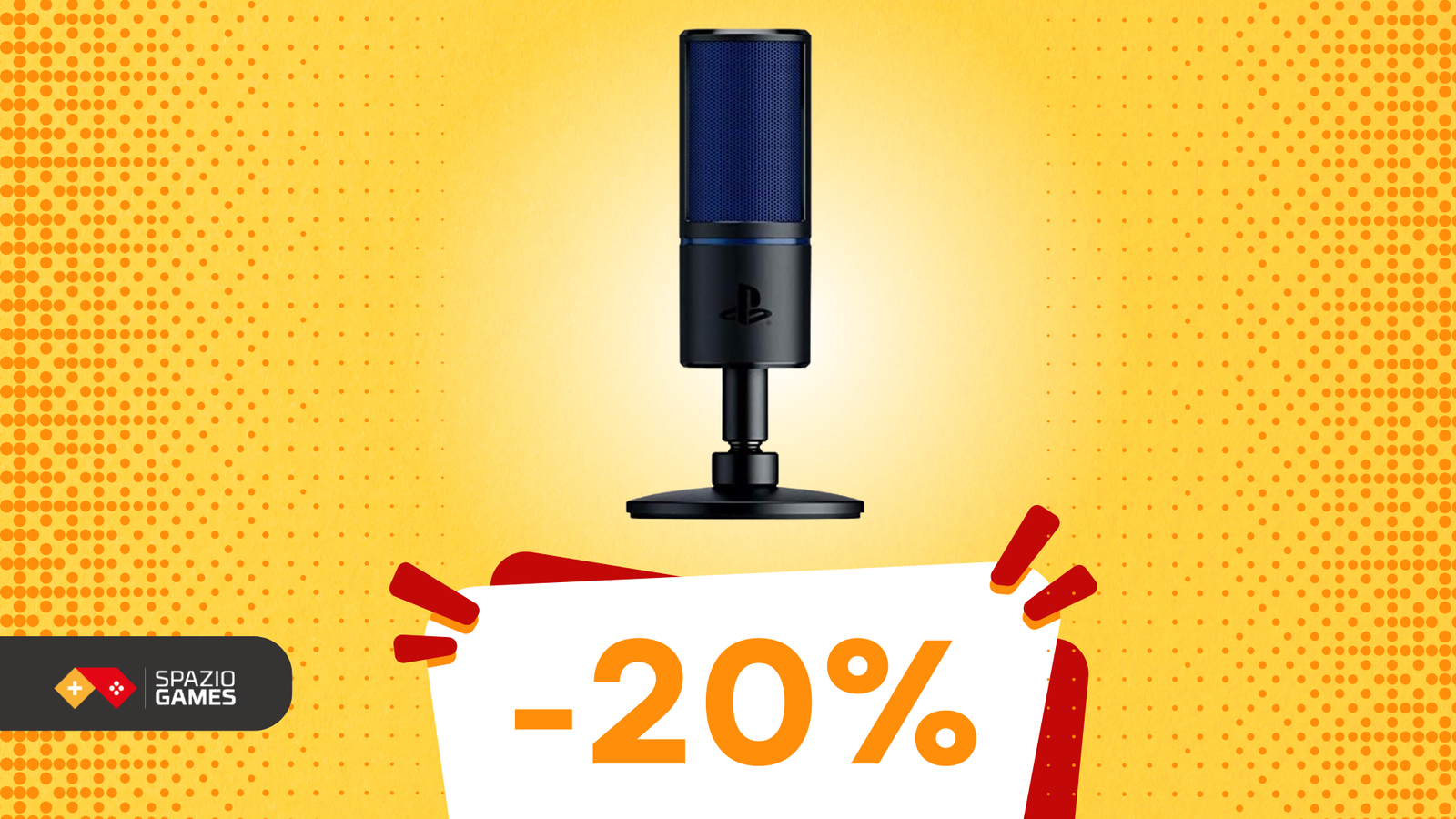 Porta il tuo streaming a livello professionale con Razer Seiren X, oggi in SCONTO del 20%!