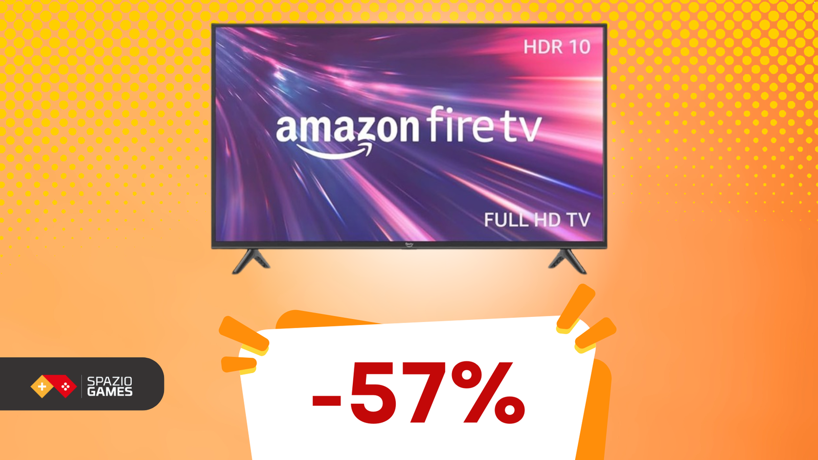 Qualità TOP, prezzo incredibile: Amazon Fire TV Serie 2 è SCONTATA del 57%!