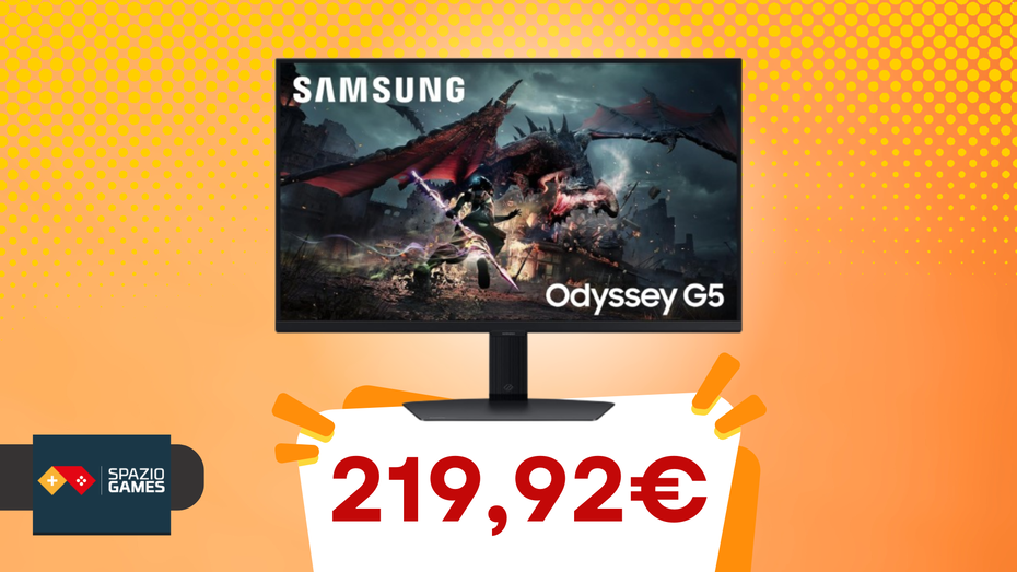 Immagine di Porta il tuo gaming al livello successivo con Samsung Odyssey G5, oggi al prezzo più basso di sempre!