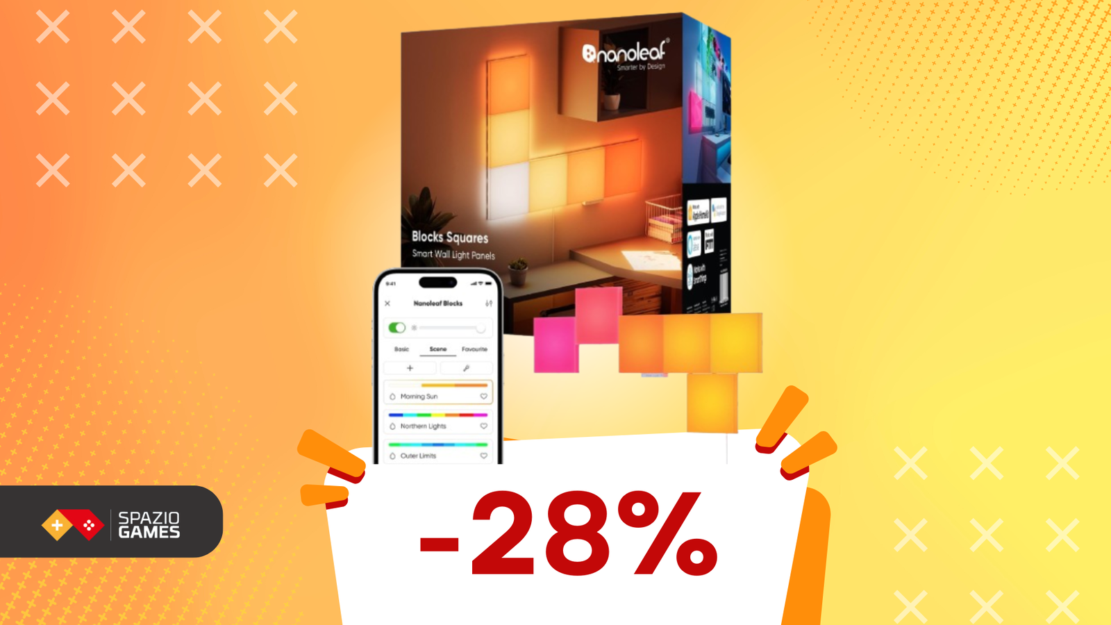 Illumina il tuo setup da gaming: scopri l'offerta sui Nanoleaf Blocks! (-28%)