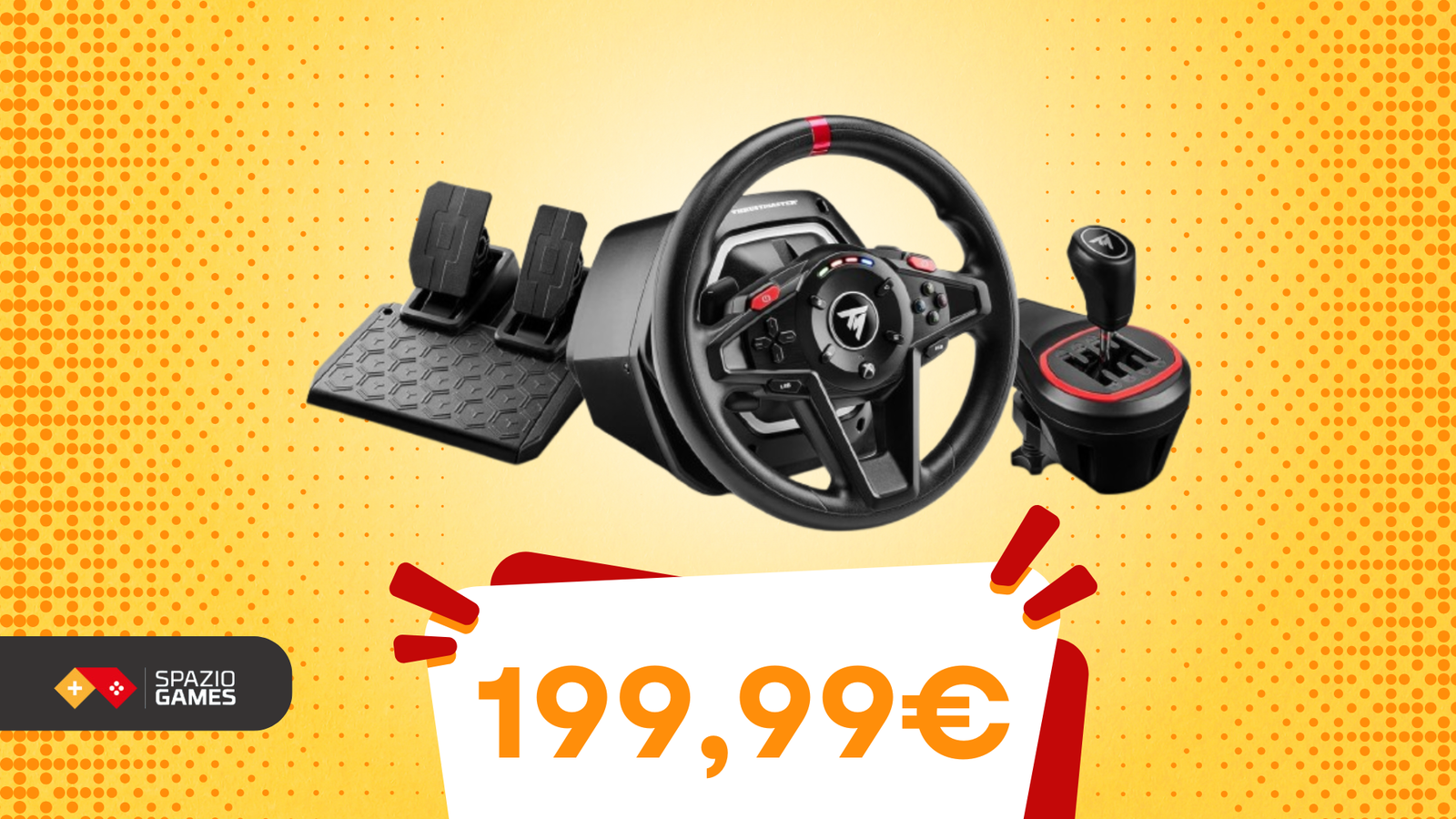 Il setup definitivo per simulazioni di guida: Thrustmaster T128 è IN OFFERTA!