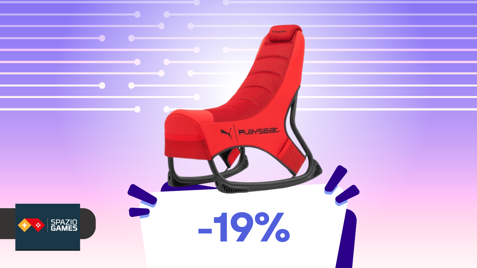 Comfort hi-tech e design unico: scopri la Playseat PUMA IN OFFERTA!