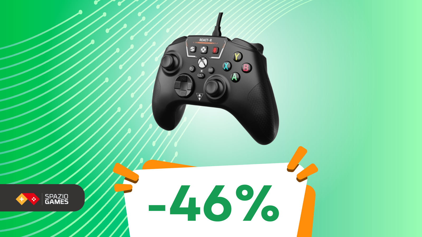 Turtle Beach REACT-R, precisione e comfort per le tue sessioni di gioco, ora in OFFERTA! - 46%