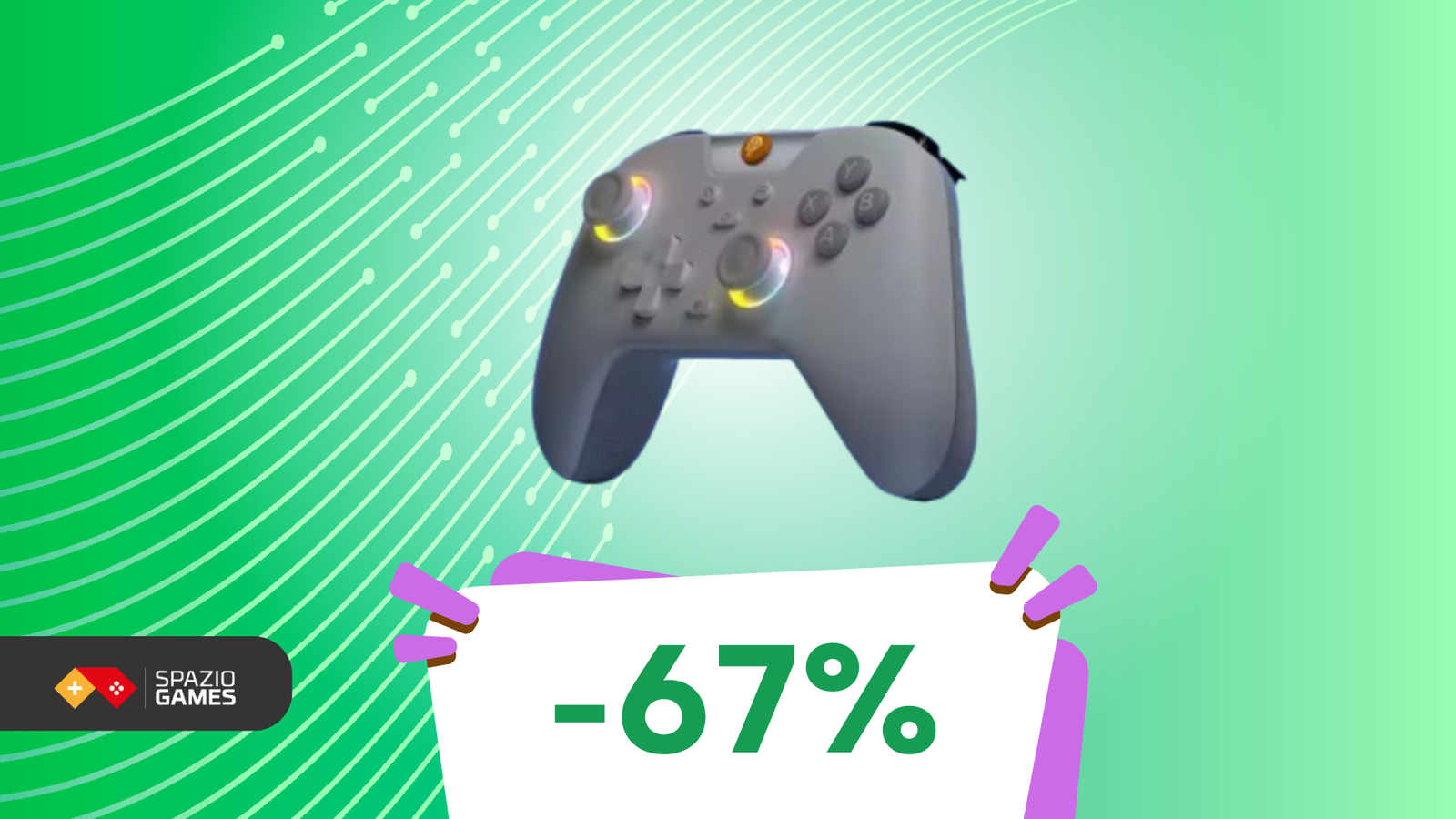 Questo controller multipiattaforma è bellissimo e offre un'esperienza di gioco TOP! (-67%)