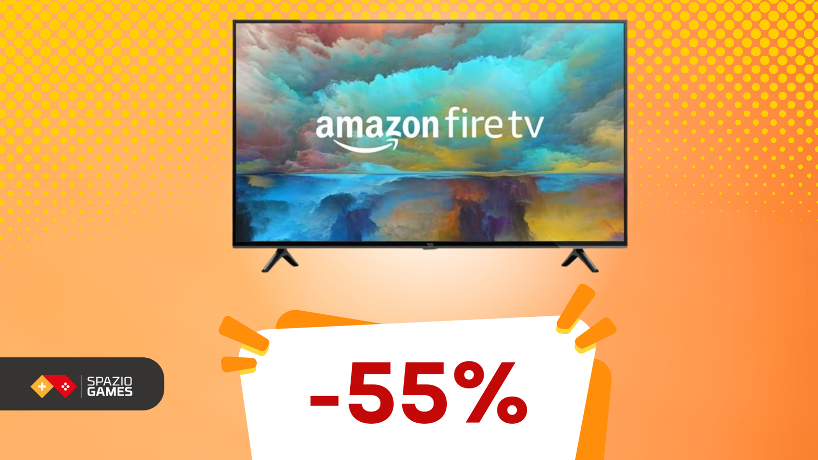 ゲーマー向けに設計されたスマートテレビ：Amazon Fire TVシリーズは55％割引です！