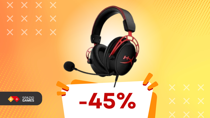 Cuffie Cloud Alpha HyperX a soli 55€: gaming top con il massimo comfort!