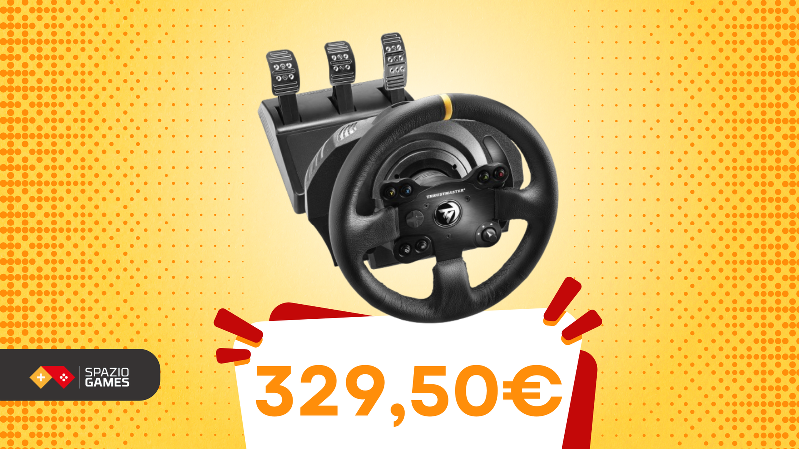 Un'esperienza di guida più realistica che mai: Thrustmaster TX Racing Wheel è IN SUPER OFFERTA!