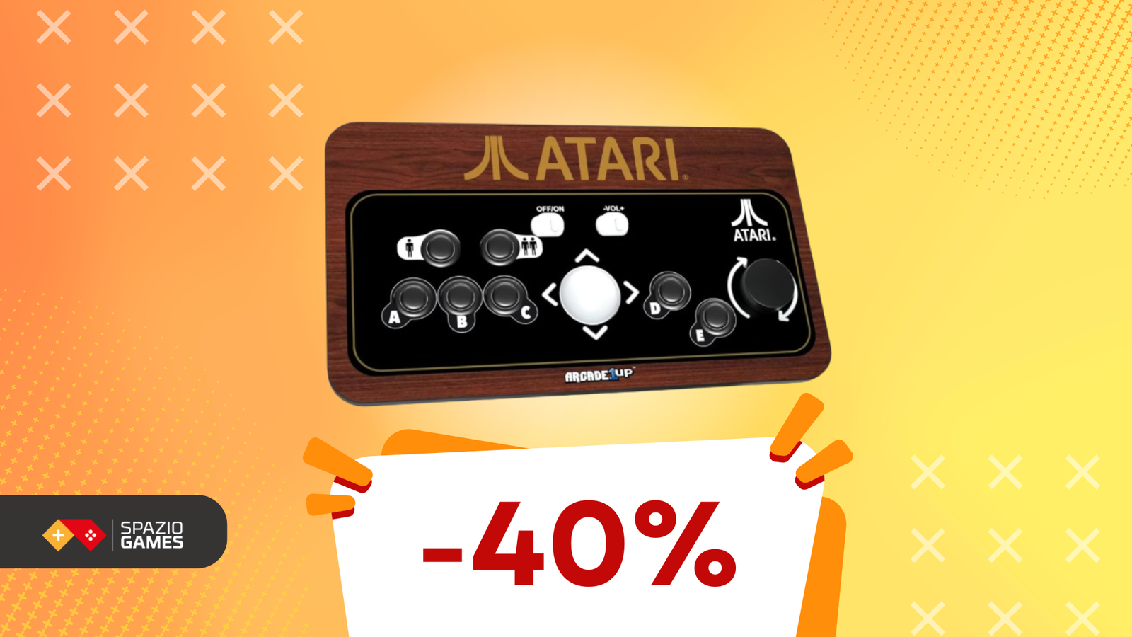 Amanti del retrogaming, oggi Arcade1UP ATARI COUCHCADE è SCONTATO del 40%!