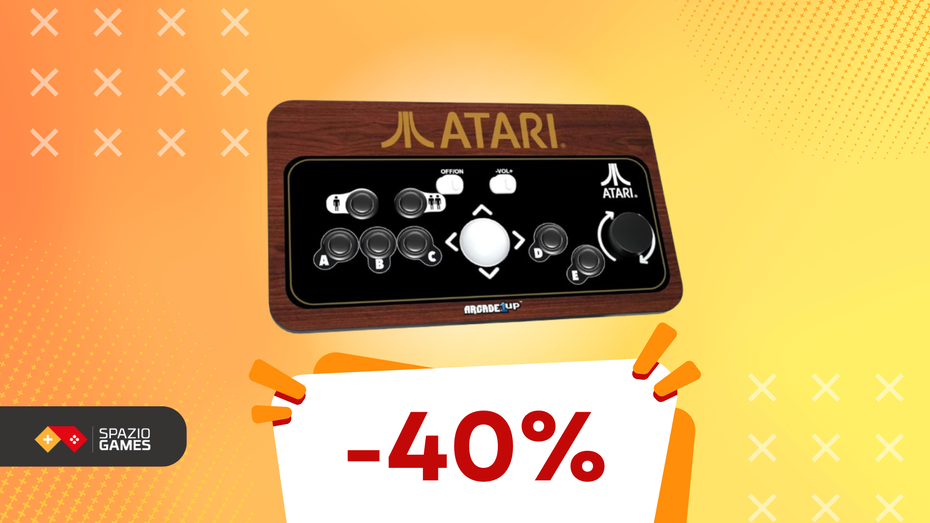 Immagine di Amanti del retrogaming, oggi Arcade1UP ATARI COUCHCADE è SCONTATO del 40%!