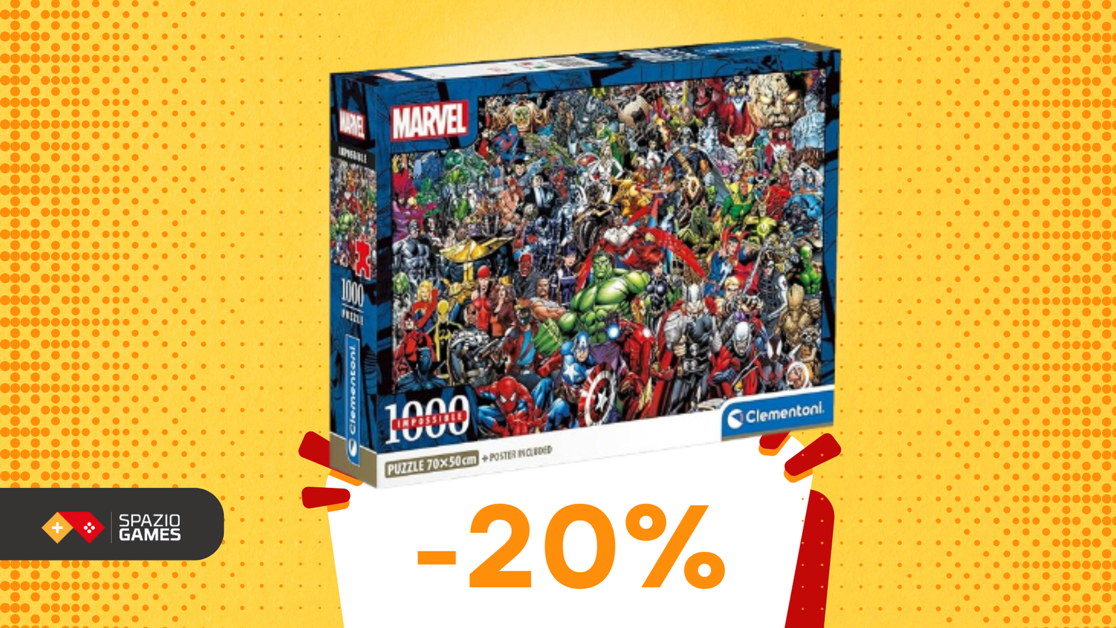 Puzzle Marvel di Clementoni a soli 11€: una vera sfida da supereroe!