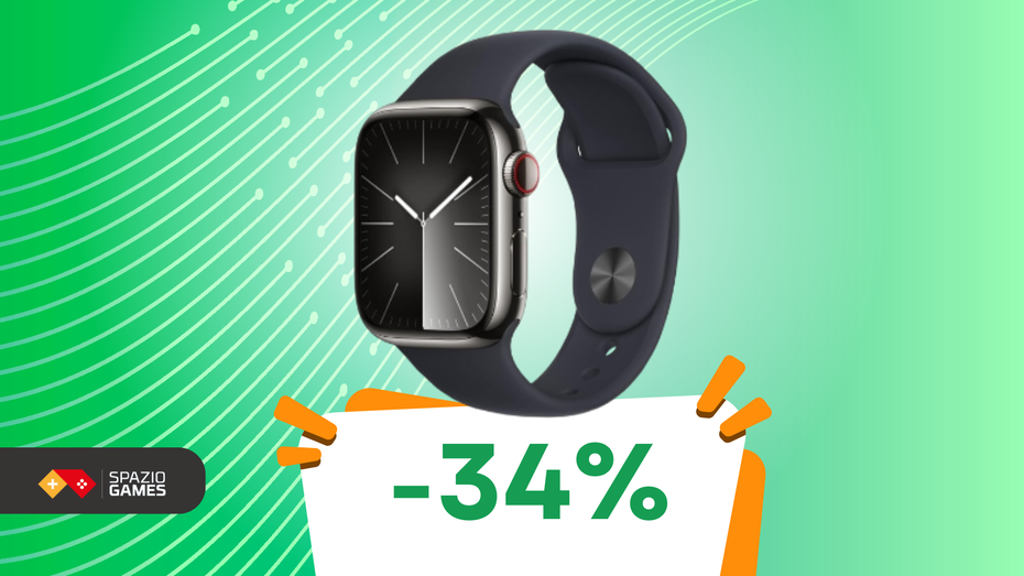 Immagine di Apple Watch Series 9 scontato su Amazon: un'offerta da non perdere!