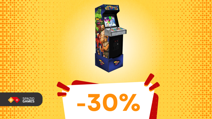 Porta la sala giochi a casa tua con il cabinato Arcade1Up Marvel Vs. Capcom 2, oggi SCONTATO del 30%!