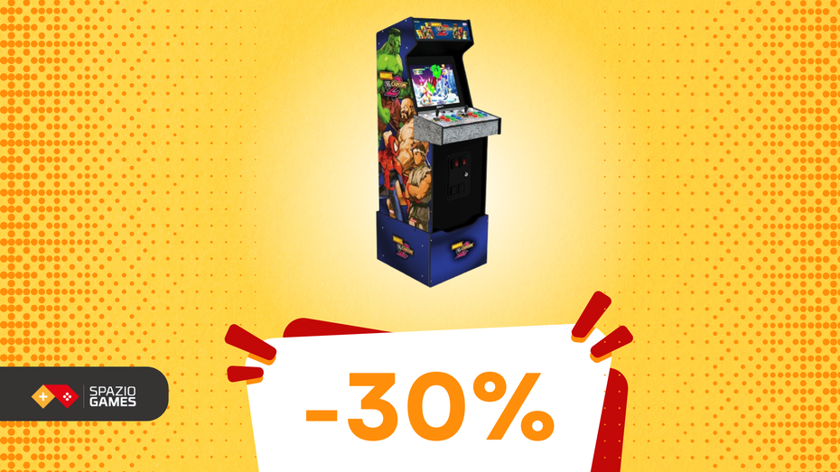 Immagine di Porta la sala giochi a casa tua con il cabinato Arcade1Up Marvel Vs. Capcom 2, oggi SCONTATO del 30%!