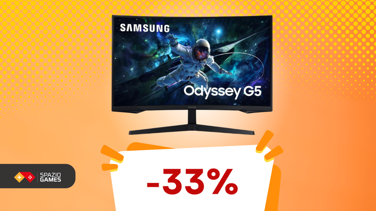 I videogiochi non sono mai stati così belli: Samsung Odyssey G5 oggi è in SUPER OFFERTA! (-33%)