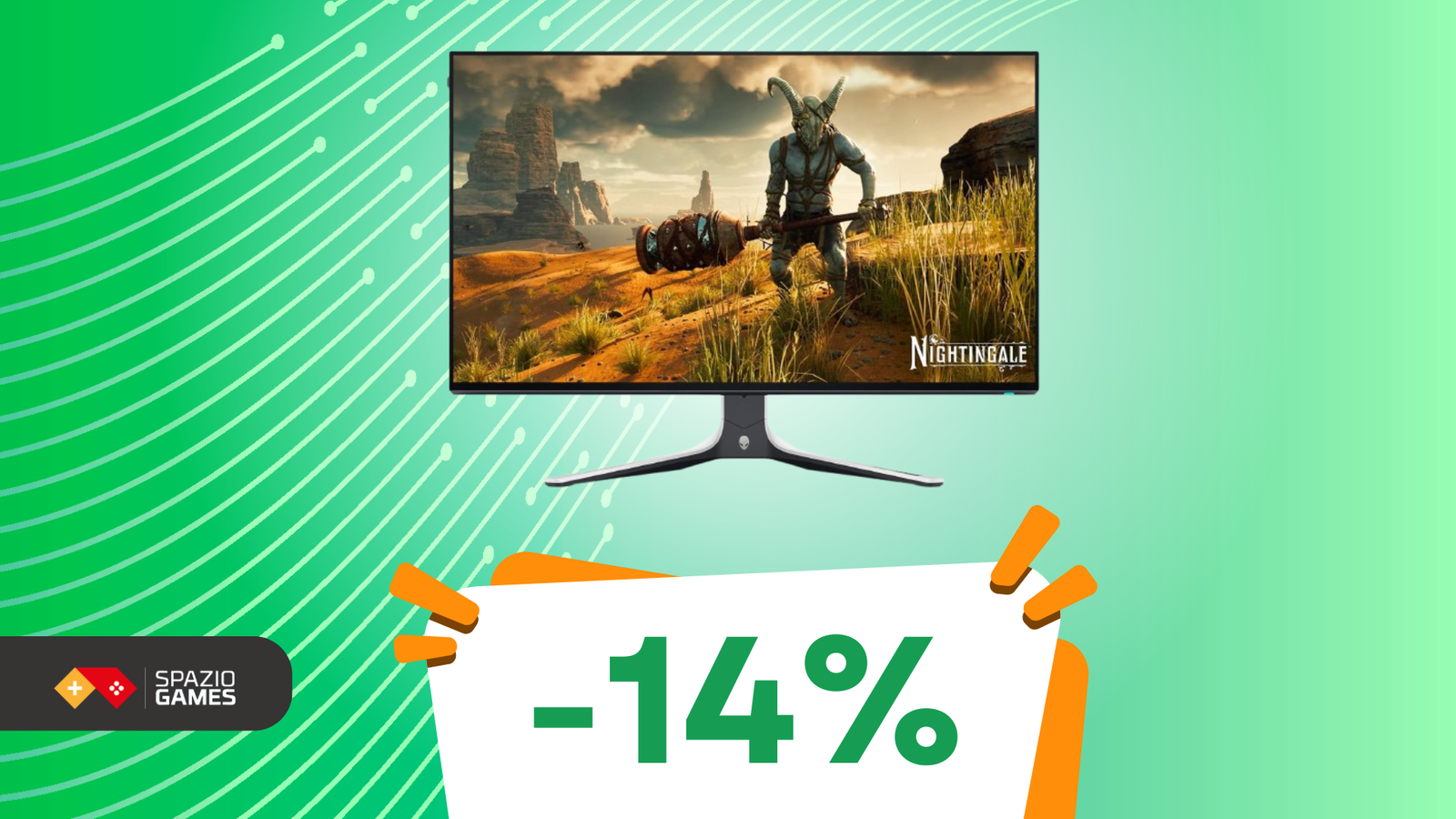 Migliora la tua esperienza di gioco con questo monitor gaming Alienware, oggi IN SCONTO!