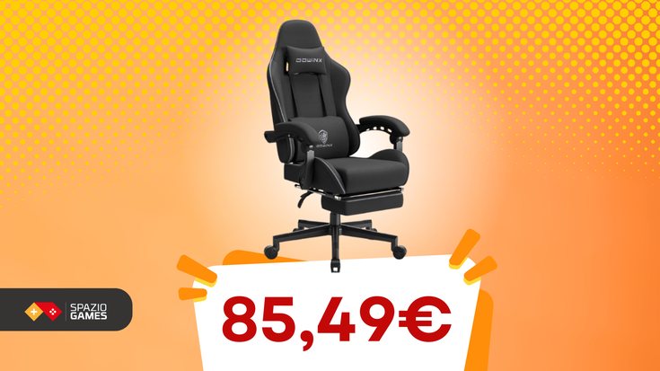 Il perfetto mix di comfort e design: questa sedia da gaming è al MINIMO STORICO di 85€!