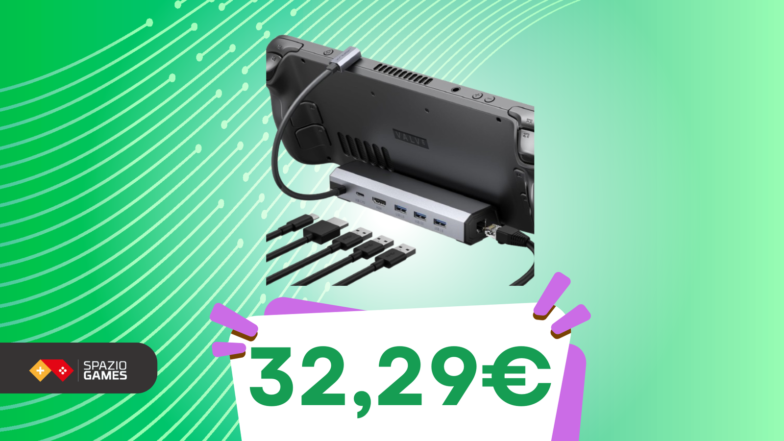 Docking station JSAUX in sconto: il miglior upgrade per Steam Deck, ROG Ally e Legion Go!