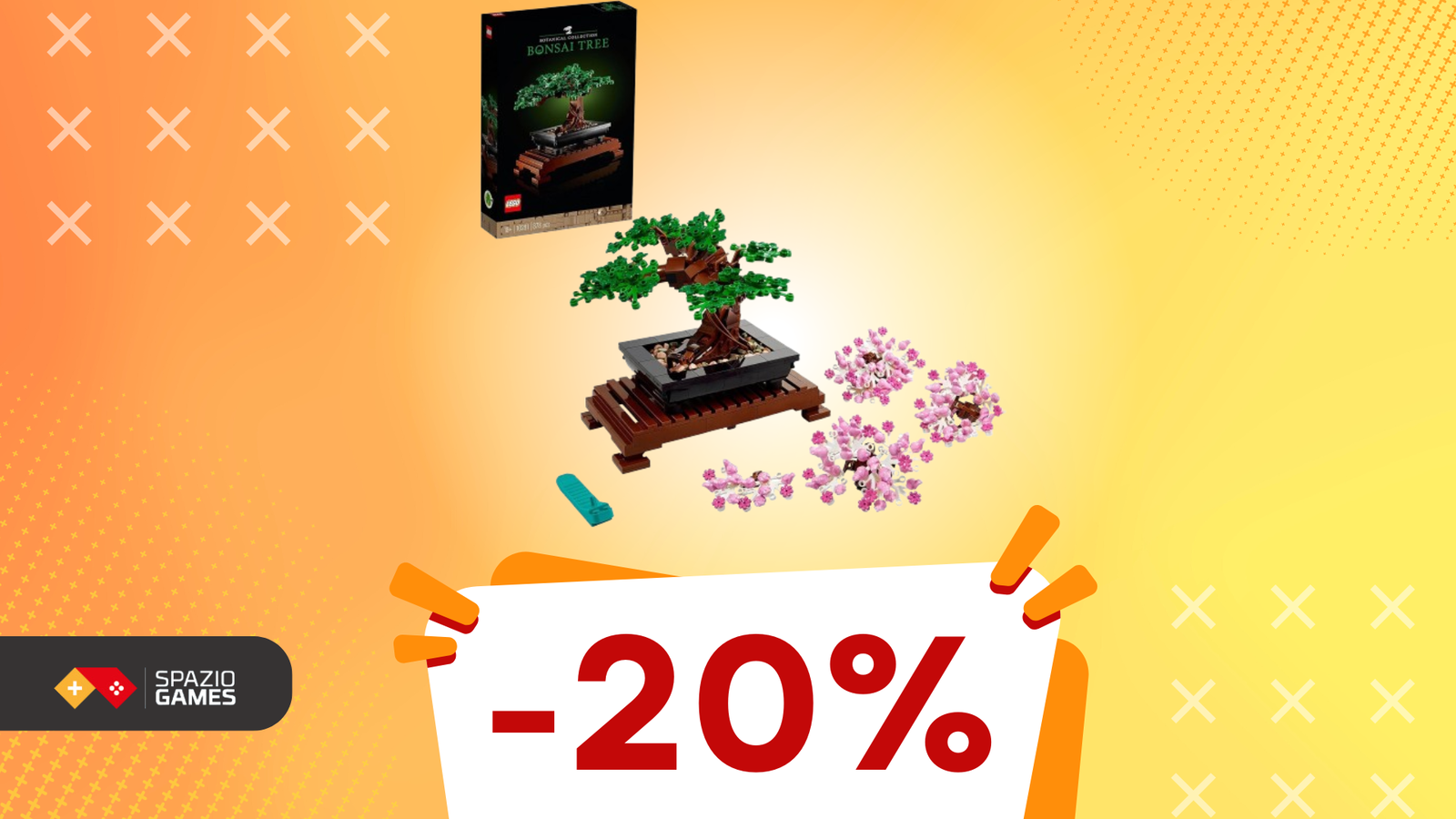 Albero bonsai LEGO Botanicals: un tocco di eleganza e creatività per il tuo ambiente, ora a PREZZO SCONTATO!