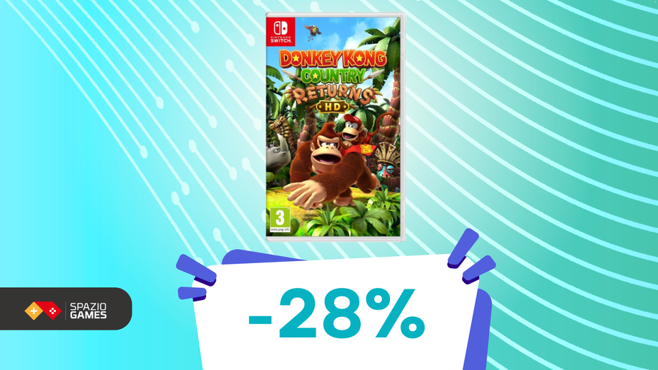 Immagine di Sfide platform e nostalgia pura: Donkey Kong Country Returns HD è IN OFFERTA! (-28%)