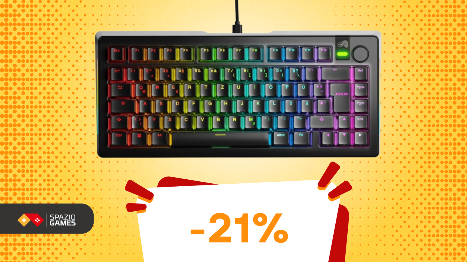 Una tastiera da gaming da veri PRO: Glorious Gaming GMMK 3 PRO è in offerta a 219,99€!