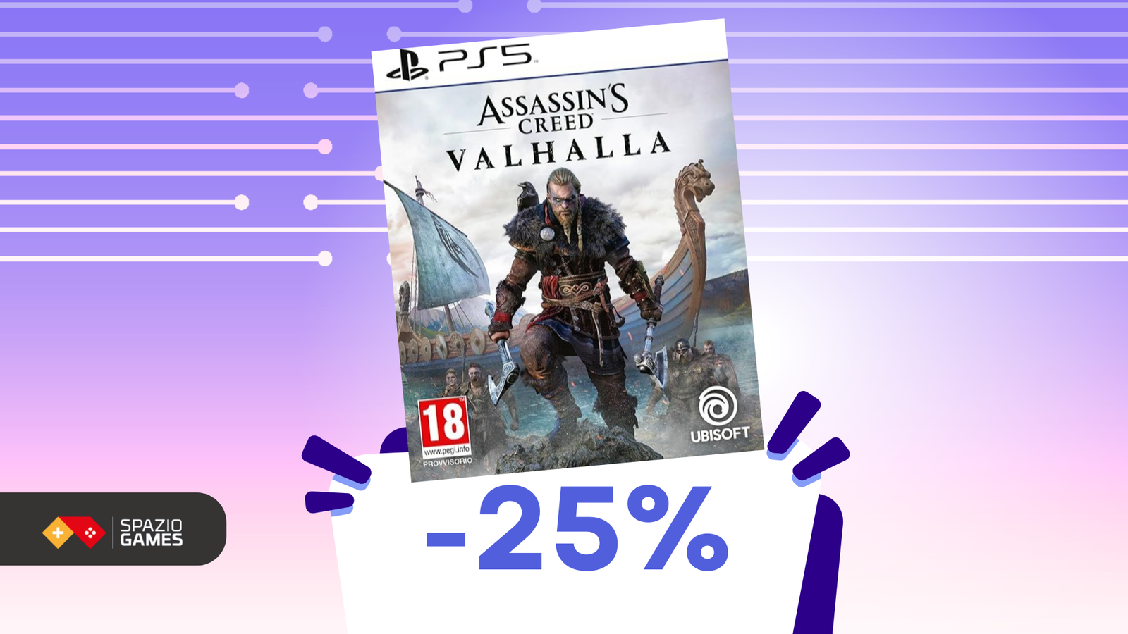 OFFERTA a TEMPO: Assassin's Creed Valhalla per PS5 a soli 15€!